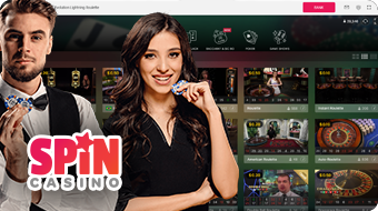 Live Dealer Games on Spin Casino