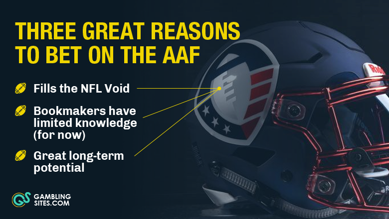 Three great reasons to bet on the AAF 