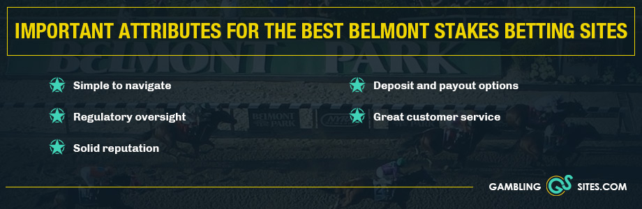 Some of the most important attributes for the best Belmont Stakes betting sites to have