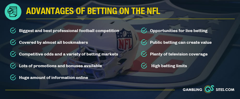 The main advantages of betting on the NFL