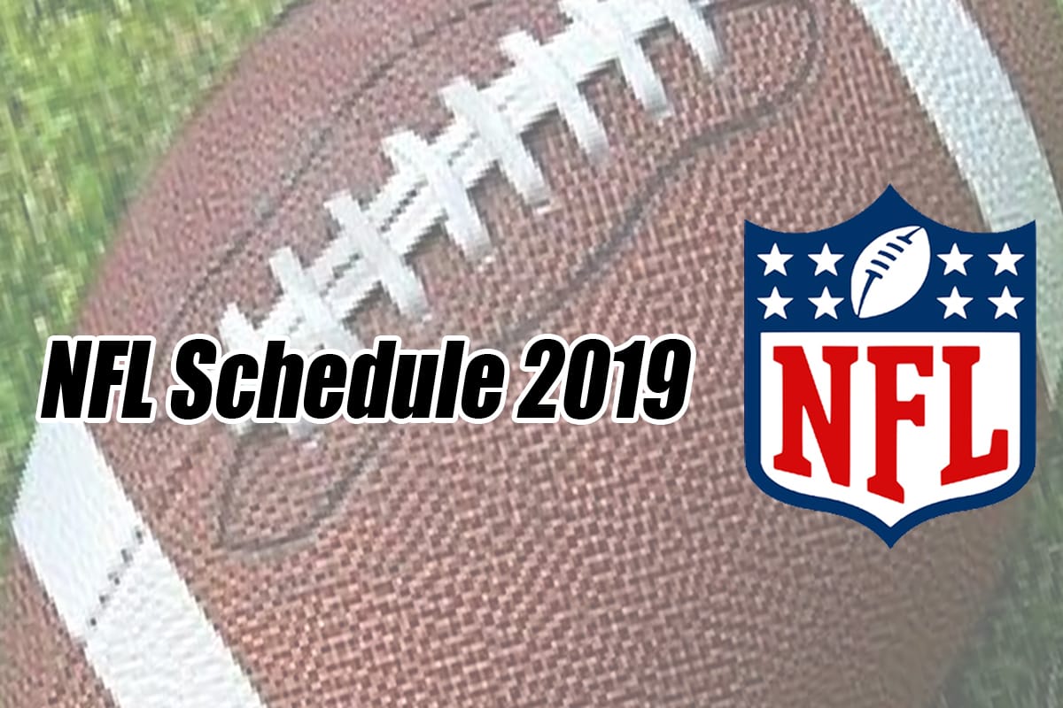 NFL Schedule Release 2019