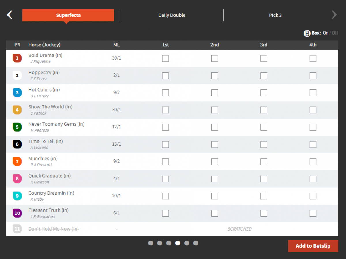 Superfecta horse racing betting sites golem ethereum example