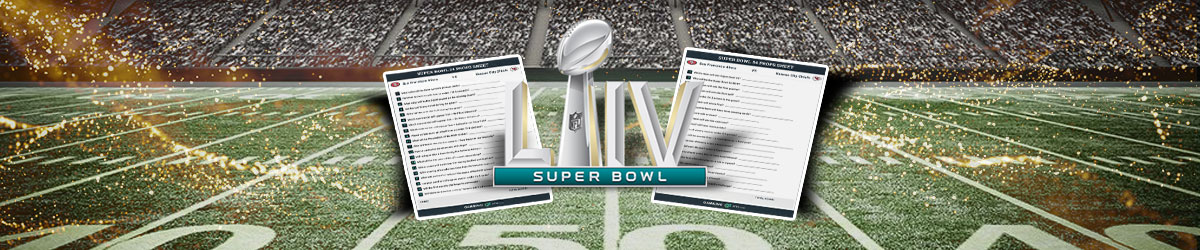 Super Bowl Prop Sheets