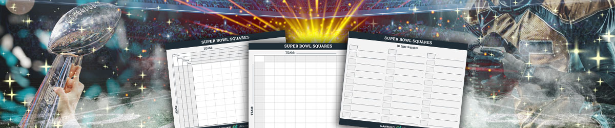 Free Printable Super Bowl Squares Templates