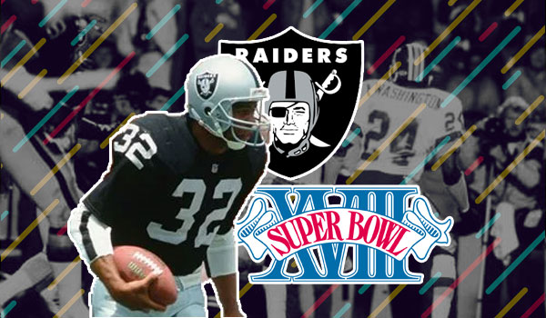 Marcus Allen was one of the heroes for the Raiders at Super Bowl XVIII
