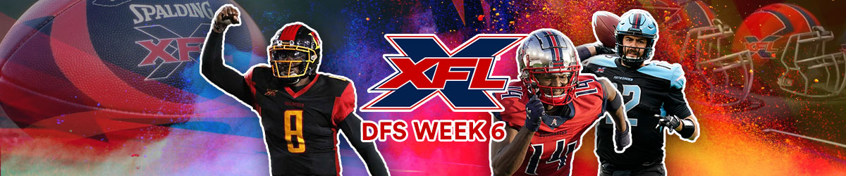 Week 6 XFL DFS Top Picks