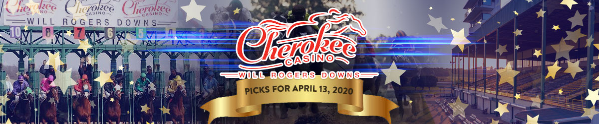 Free Horse Racing Picks for Will Rogers Downs on Monday, April 13, 2020