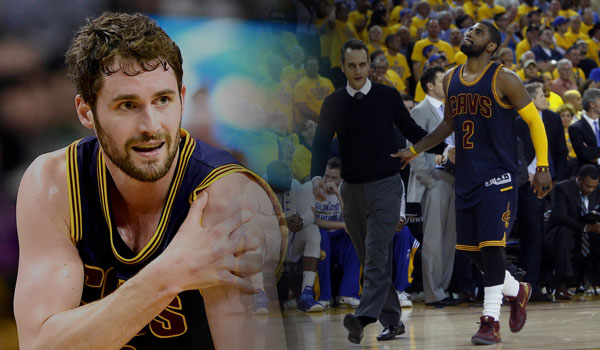 Kyrie Irving and Kevin Love Cavaliers