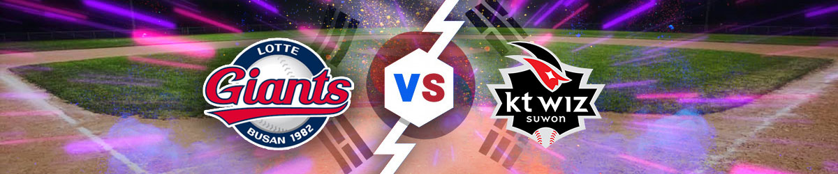 Lotte Giants vs. KT Wiz Suwon South Korean KBO League