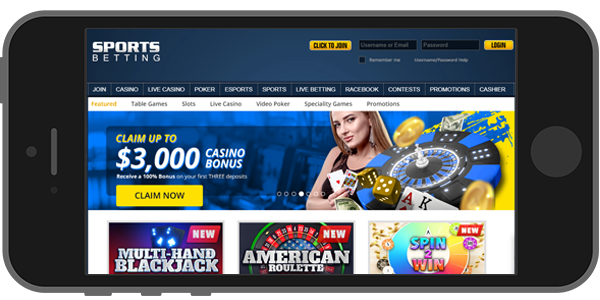 SportsBetting.ag Mobile Casino App