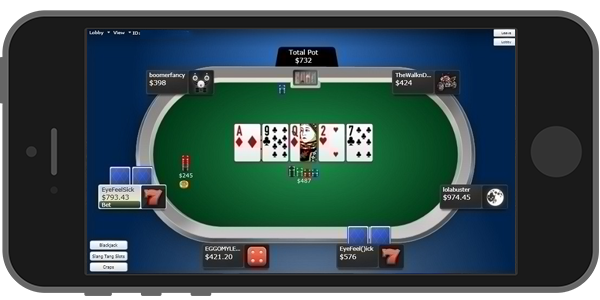 SportsBetting.ag mobile poker app