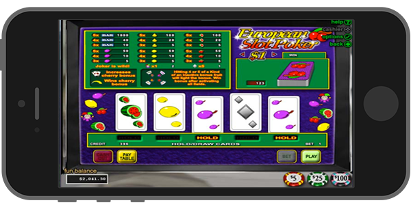 Video poker on the Vegas Casino Online app