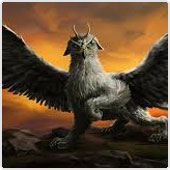 Griffins - A creature that is half eagle, half-lion.