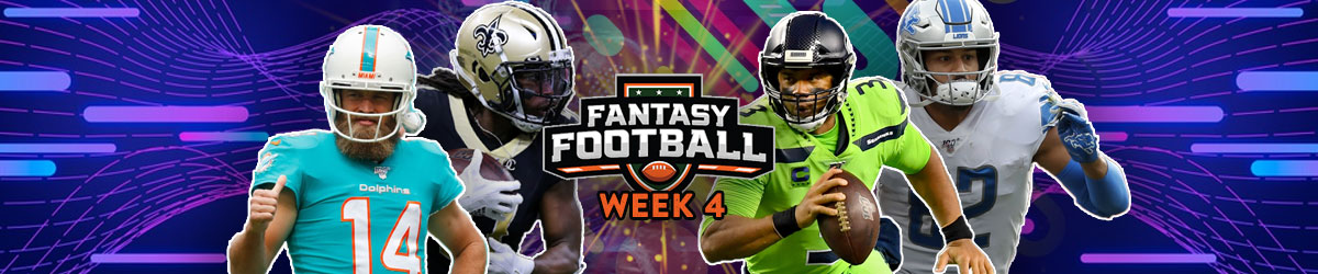 NFL DFS Lineups for Week 4, 2020 - Best Fantasy Football Lineups