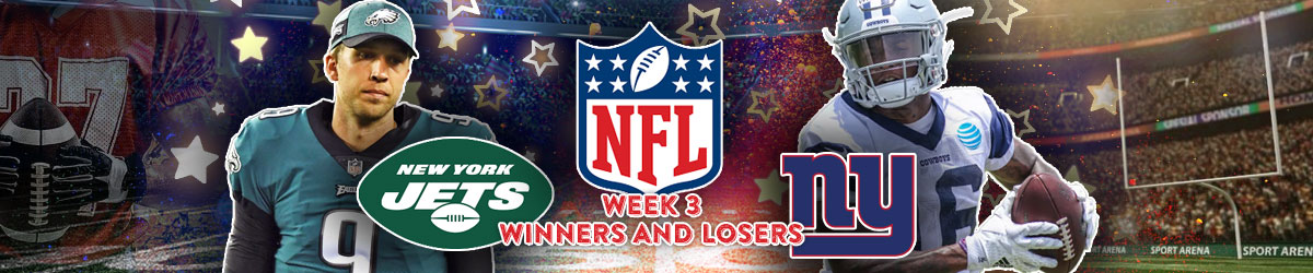 Winners and Losers in Week 3 - 2020 NFL Season