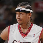 Basketball player Allen Iverson