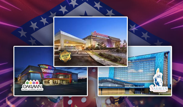 the three casinos with sportsbooks in Arkansas