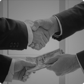 Shady Deal Handshake