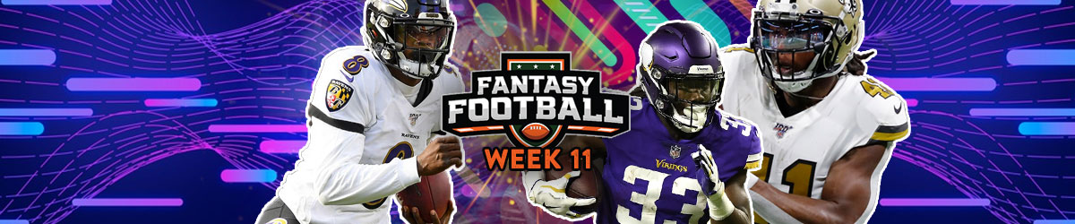NFL DFS Lineups for Week 11, 2020