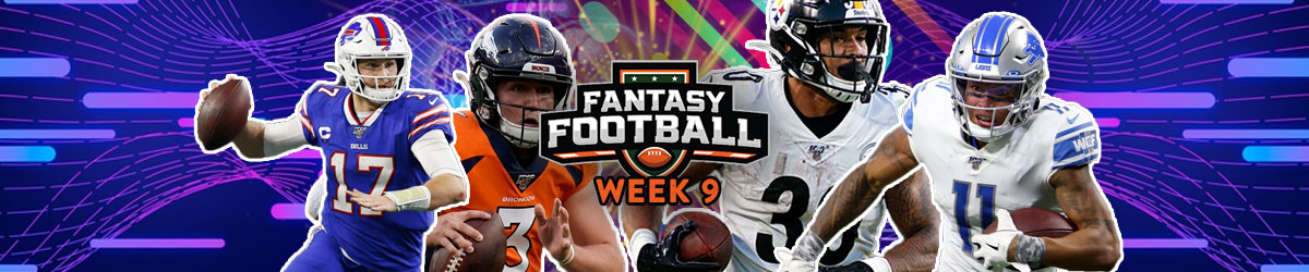 NFL DFS Lineups for Week 9, 2020