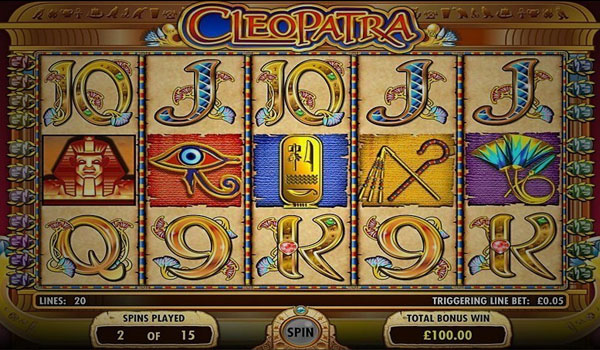 IGT's Cleopatra is one the most popular themed slots.