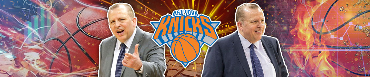 New York Knicks Logo and Tom Thibodeau