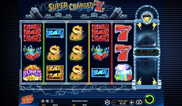Super Charged 7s slot game from Ainsworth