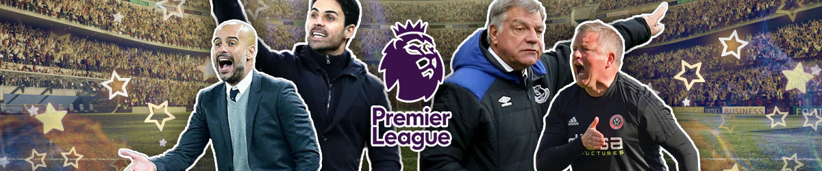 EPL Logo and Various Coaches