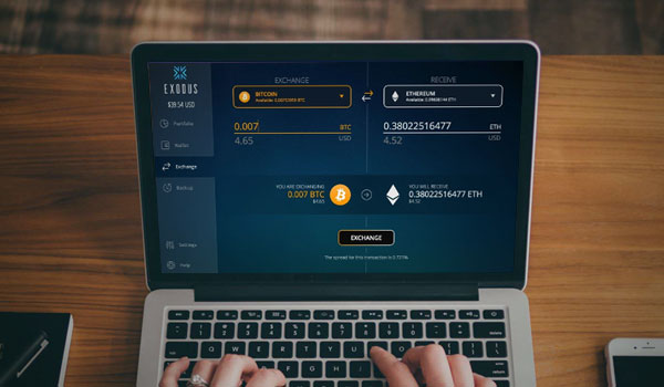 Laptop with software wallet