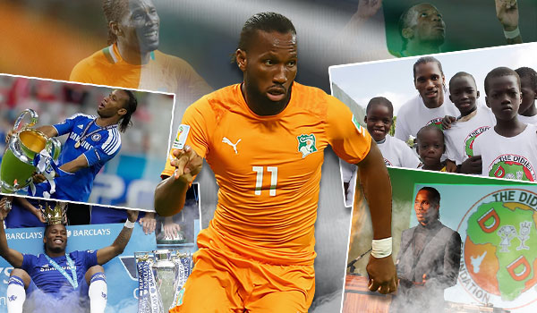 Didier Drogba has left a mark both on and off the pitch.