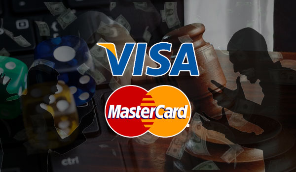 Mastercard and Visa were sued by two online gamblers.