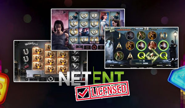 NetEnt has a wide range of licensed slots.