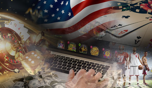 You can enjoy online sports betting, casino games, and poker in the US.