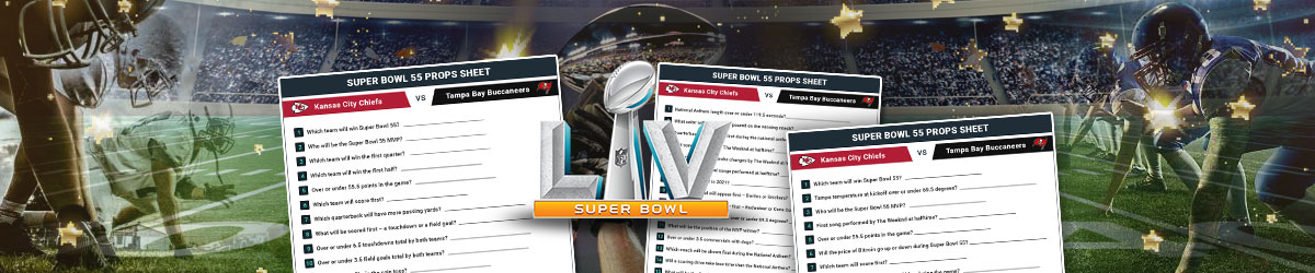 Free Printable Super Bowl Prop Bets Sheets for 2021