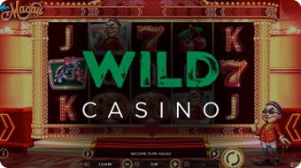 Mr. Macau Slot, Wild Casino Logo