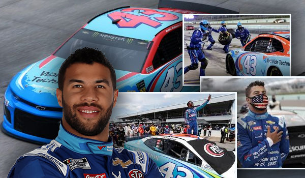 NASCAR driver Bubba Wallace