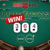 3 and 6 Red Dog Poker hand