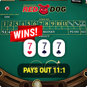 Identical cards in Red Dog Poker