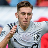 Luis Binks playing for CF Montreal