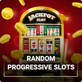 Random progressive slots