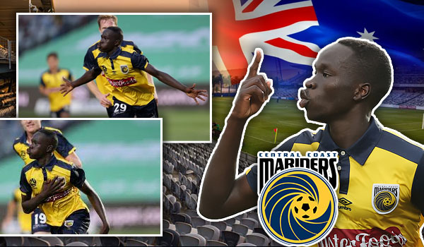 Alou Kuol of Central Coast Mariners
