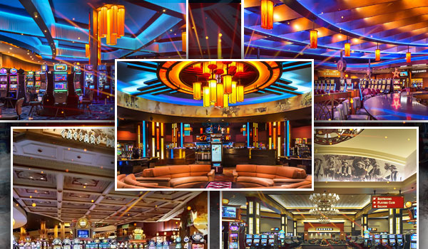 Many land-based casinos have beautiful designs.