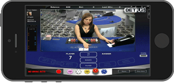 Mobile Live Casino at BetUS