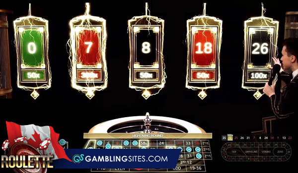Lightning Roulette from Evolution Gaming.