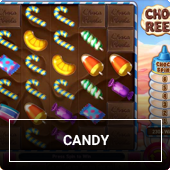 Slot machines with candy symbols