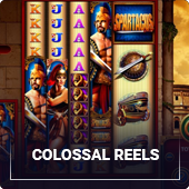 Colossal reel slot game feature