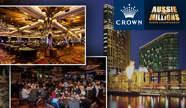 The Crown Casino is the home of the Aussie Millions Poker Championship.