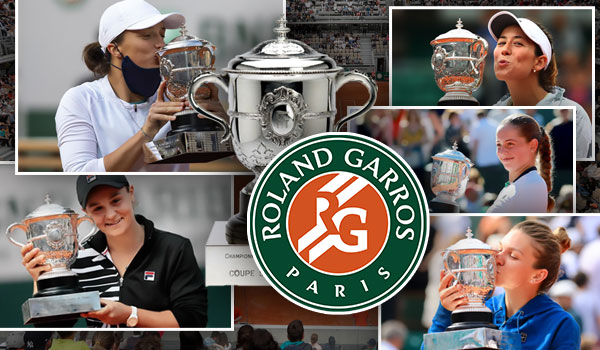 Several female tennis players have won their first Grand Slam in Paris in recent years.