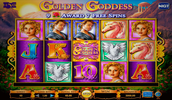 IGT's Golden Goddess slot game