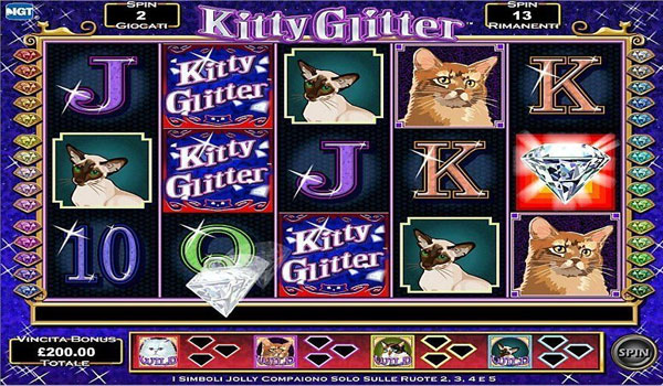 IGT's Kitty Glitter slot game